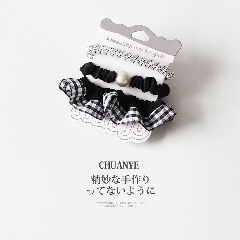 川野日韩布艺珍珠小肠发圈女新款甜美可爱高马尾发绳不塌头饰发饰,饰品/流行首饰/时尚饰品新,发饰,淘宝优惠券,粉丝福利购,淘宝优惠卷