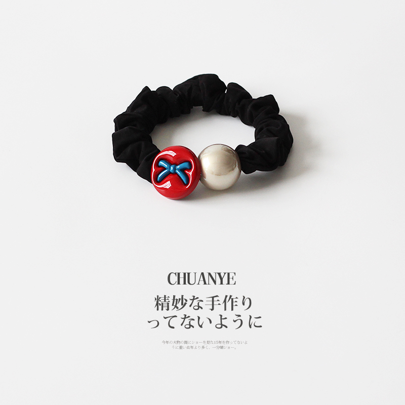 川野法式蝴蝶机小狗小肠发圈