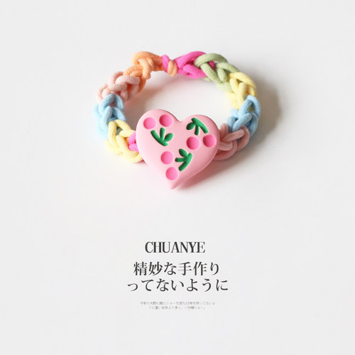 川野手工编织小皮筋女扎头