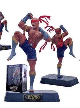 LOL英雄联盟游戏周边盲僧至高之拳 李青亚索手办模型摆件公仔玩具