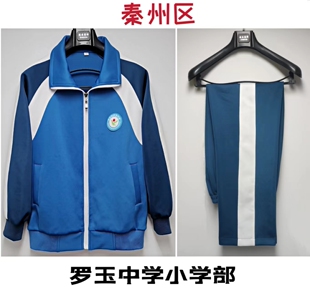 天水市秦州区罗玉中学小学部男女生南韩丝四季款订制校服不挂里