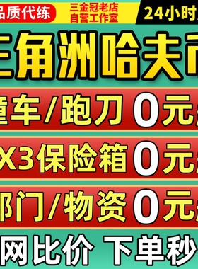 纯绿/三角洲行动哈夫币跑刀撞车代打肝3x3保险箱部门任务护航陪玩