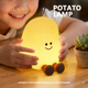 延时关灯 Potato 手机支架 硅胶小夜灯 拍打感应 Lamp 可爱土豆