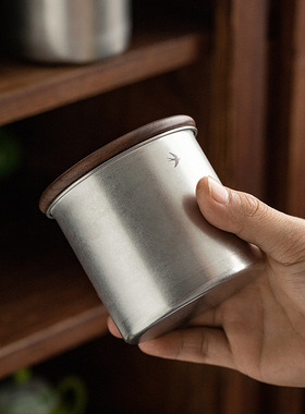 Swallow Can | 复古不锈钢密封收纳储物罐 咖啡豆保存罐 生活美学