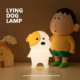 Dog 拍打感应 Lamp Lying 躺平狗 伴睡夜灯 延时关灯 亮度调节
