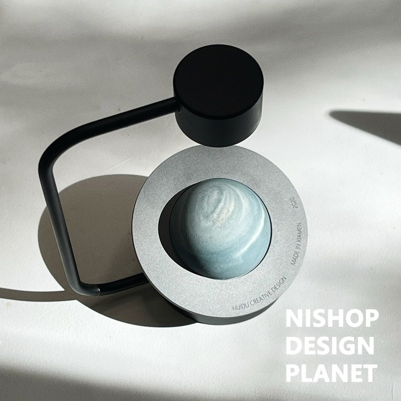 NISHOP 디자인 | 우주 행성 정지 소행성 디퓨저 크리에이티브 데스크탑 장식