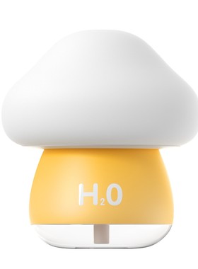 Mushroom | Humidifier 蘑菇加湿器 氛围夜灯 拍打开关 2in1设计