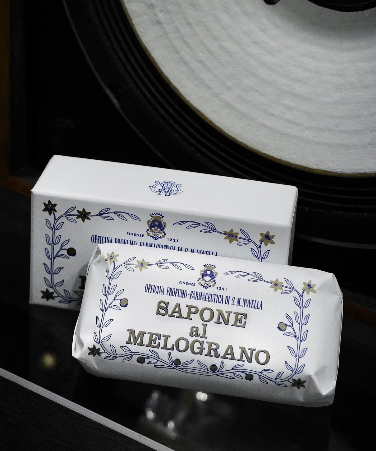 Santa MariaNovella smn圣塔玛利亚石榴香玫瑰手工皂洁面身体香皂