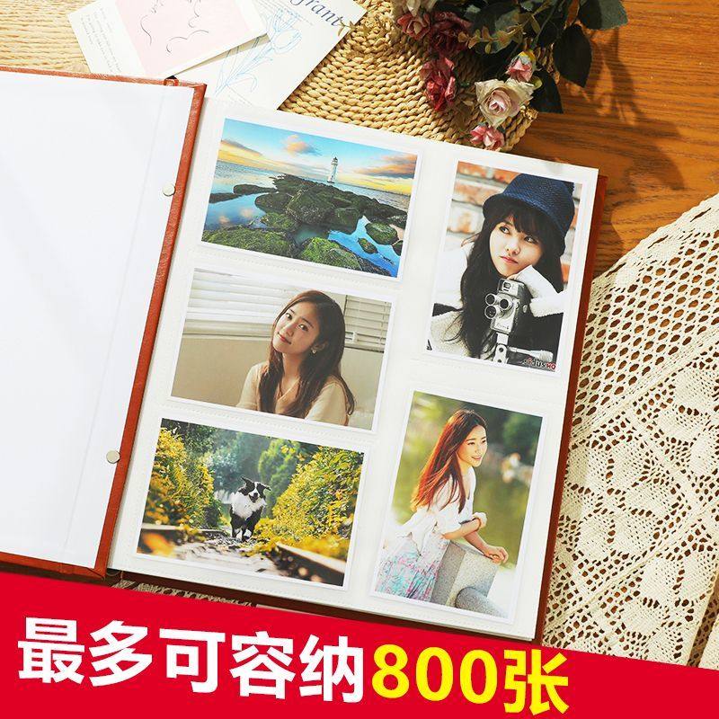 6寸800张皮质相册本大容