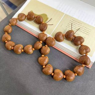 原创设计桃核爱心手串高端盘玩手串手链文玩时尚饰品小红书同款