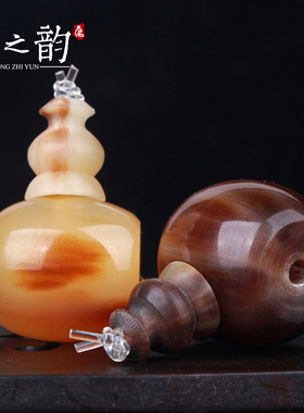 文玩牦牛角藏式三通 佛头牛骨佛珠手链手串星月金刚菩提DIY配饰