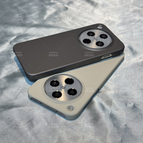 炭灰黑色适用三星S24+手机壳S23 Ultra磨砂S22大孔s21硬NOTE20男女石墨黑散热防摔不包镜头好看简约保护套潮