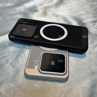 K70新款K80小米15防摔14手机壳K60红米K50PRO全包硬13大孔散热蜂窝透气12T镂空11Ultra男女K40磁吸金属圈适用