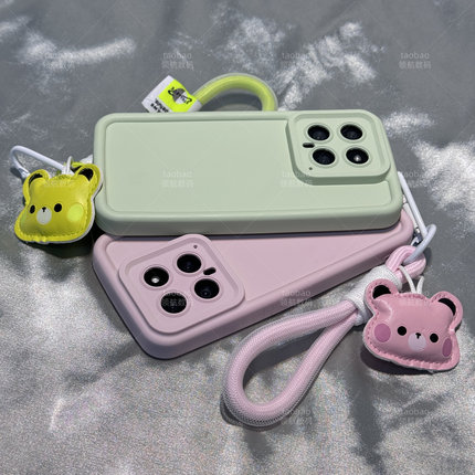 小熊头挂绳RENO10手绳OPPO Reno12手机壳K11腕带7防摔9新款8pro+女A93s手绳5/A58可爱6卡通4/A57软A72硅胶A56