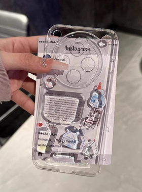 OPPOFind X8新款Reno14手机壳13雪人diy立体滴胶贴纸K12硬10全包11/A3/5/6/7防摔10/4/9pro+男A93S女2适用A1X