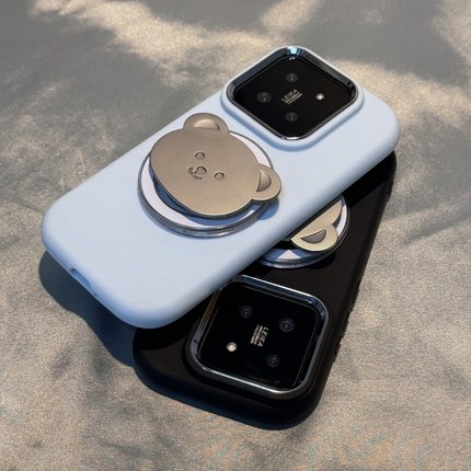 卡通小熊FINDX7磁吸OPPO支架Reno8手机壳K12全包7防摔9PRO硅胶A72简约5软6情侣10新爆款11男A2M女A93s硅胶A58