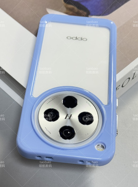 天蓝色A24三星S25奶油边框S24手机壳S23+适用22Ultra透明NOTE20硬A25男女A51防摔A06新款05S高级M54好看55/56