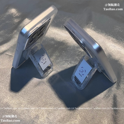 卡通情侣折叠支架OPPO Findx7适用Reno9/10pro+手机壳8/K11/6/7高级A97小众A72/4/R15男A72/A1/X3全包A2M/5女