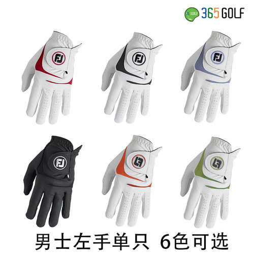 footjoy耐磨黑色初学高尔夫手套