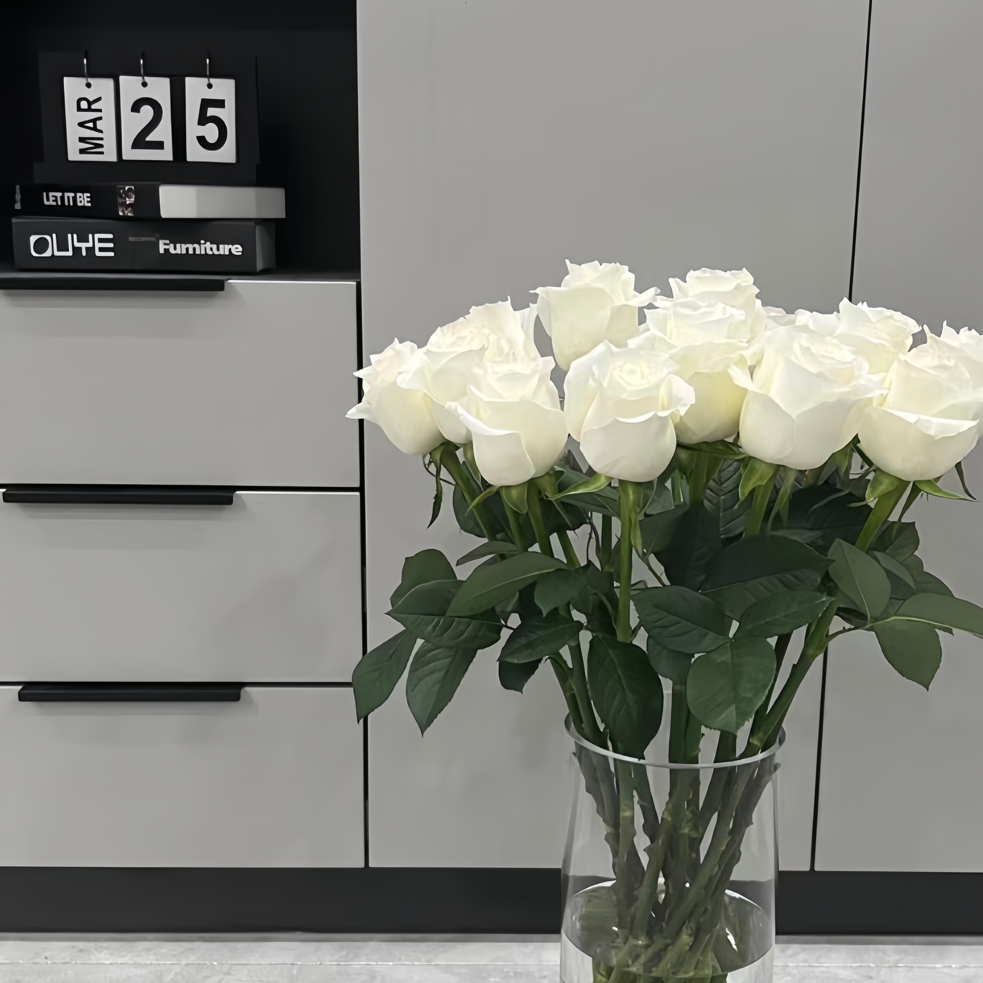 唯美高质白玫瑰云南鲜花直发顺丰