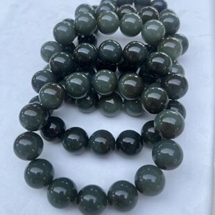 和田玉手串卡12.新疆且末料手串.籽料手串.天然和田玉手串男女