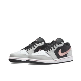 Jordan Low AJ1白黑粉复古篮球鞋 062浙江仓 耐克男鞋 553558 Air