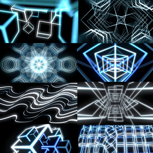 99个Resolume官网高清1080视频素材VJLOOP舞台背景VjSurvivalKit2