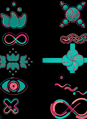 25个Resolume官网彩色卡通动画视频素材VJLOOP高清大屏LoliPopr