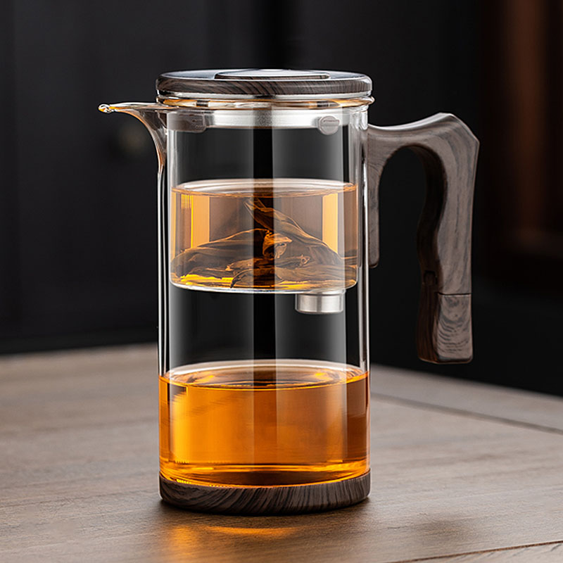 叙锦磁吸飘逸杯泡茶壶玻璃懒人自动泡茶器高档办公茶具家用冲茶器
