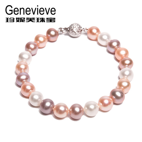 genevieve珍妮芙近手链混彩珍珠