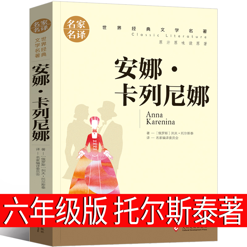 【5本25元】安娜·卡列尼娜 名家名译正版世界名著中文 安娜卡列尼娜正版