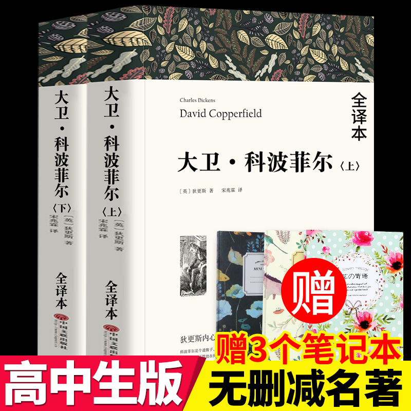大卫科波菲尔正版高中生课外必读书籍全译本原版原著中文版无删减非张谷若小说经典文学世界十大名著文学畅销书查尔斯狄更斯著包邮