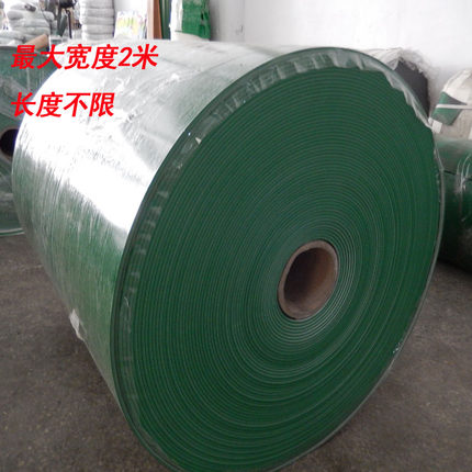 输送带防静电地垫传输带桌垫 工程地胶 耐磨带帆布胶皮