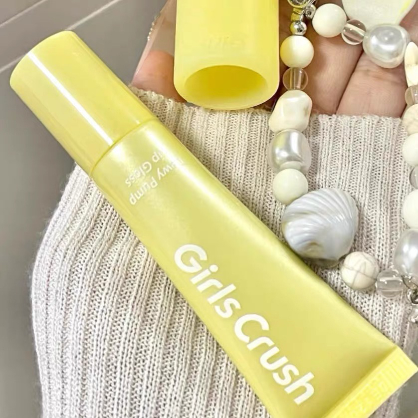 水光透明唇彩！GirlsCrush/gc水光热浪镜光唇蜜镜面泥唇霜口红