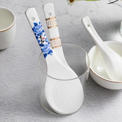 2024年家用饭勺耐高温易清洗不变形不沾米饭铲电饭煲盛饭勺陶瓷餐