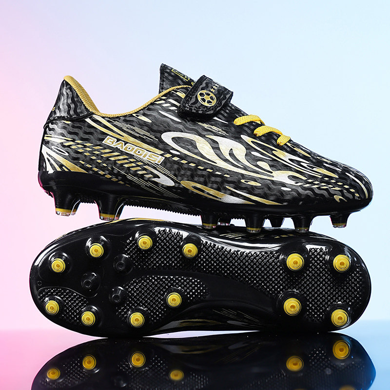 C罗刺客16儿童足球鞋男童小学生专用AG长钉tf碎钉男孩比赛训练鞋