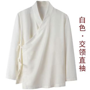 德绒长袖太极服汉服改良练功打底衫中衣内搭中国风上衣大码300斤