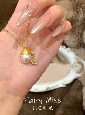 可爱小雪人圣诞帽拉丝雪花毛衣链