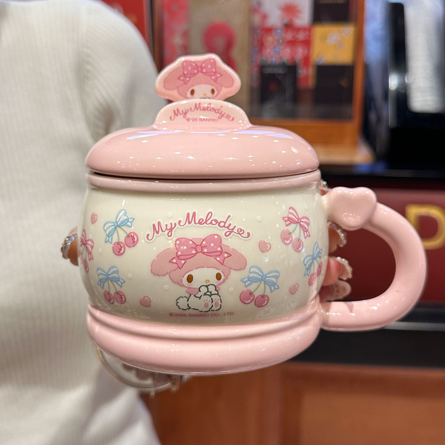 陶瓷马克杯带盖家用喝水HelloKitty办公室早餐杯子生日礼物伴手礼