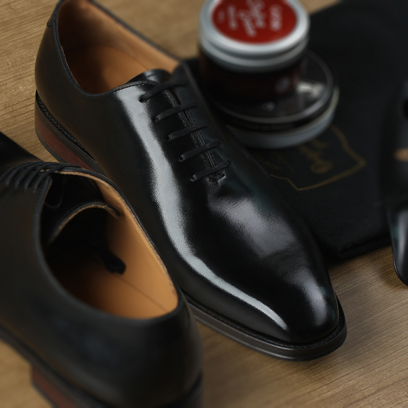 eabri内缝支线商务风花色皮鞋