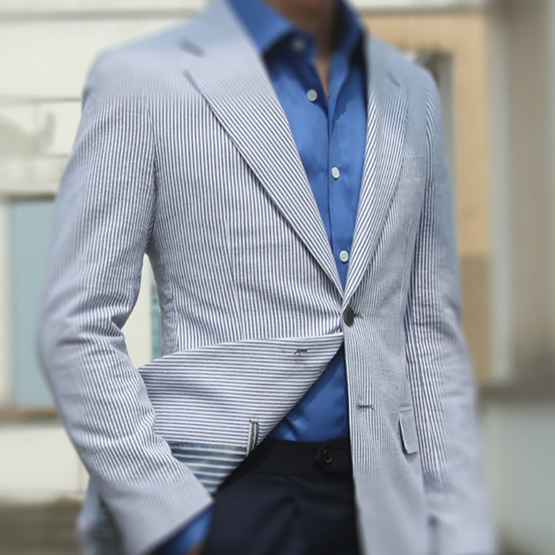 eabri驿泊男士夏季夹克休闲西服