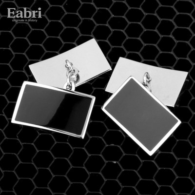 EABRI/泊绅士袖链法式金属银色