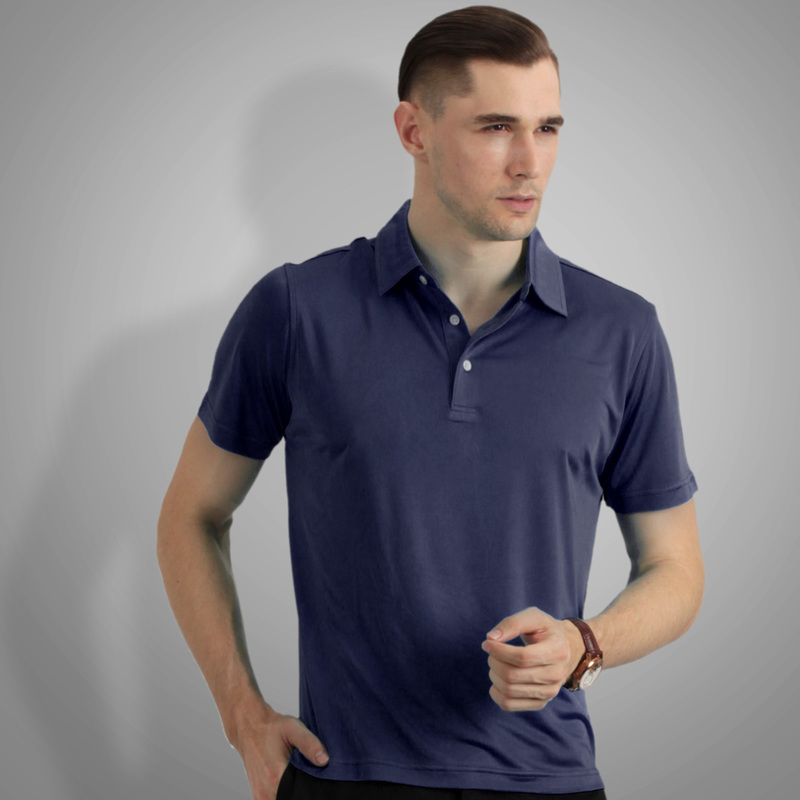 驿泊男士男装t恤短袖修身polo衫