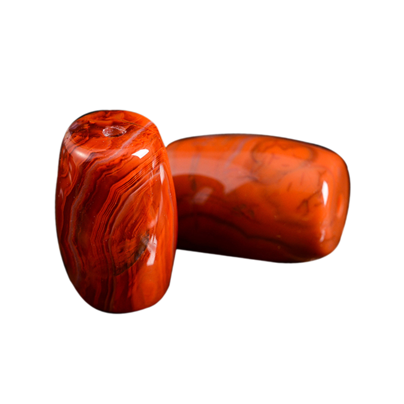 天然南红玛瑙桶珠腰珠金刚菩提子108手串配件diy散珠星月菩提配饰
