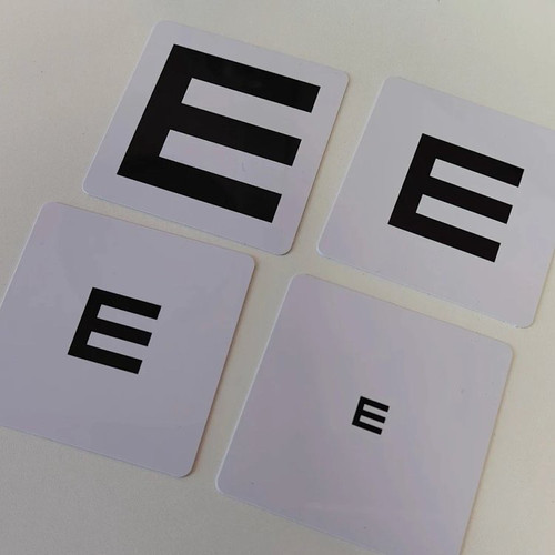 加厚版pvc基础款视力提升专用E卡拉卡近视户外训练专用防水