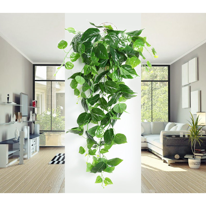 客厅塑料绿萝吊篮壁挂仿真植物