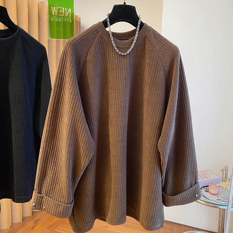 300斤特大码高级感痞帅BF坑条套头卫衣男女2025秋冬宽松复古上衣,女装/女士精品,卫衣/绒衫,淘宝优惠券,粉丝福利购,淘宝优惠卷