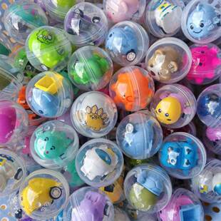 45mm回力小汽车透明扭蛋球电玩城游艺机一元二元扭蛋机玩具奇趣蛋