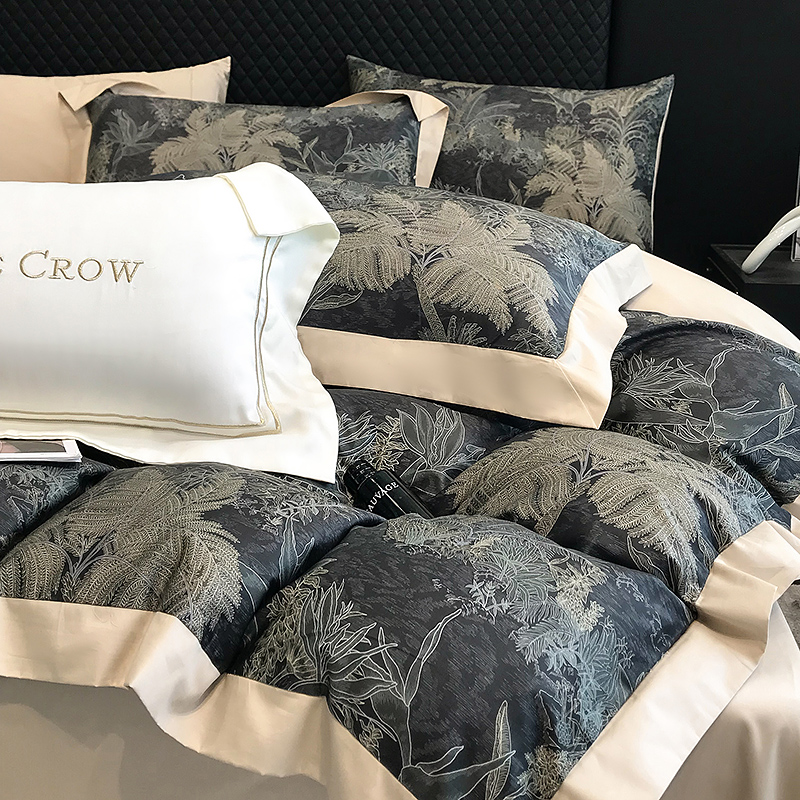 高端数码印花全棉纯棉四件套