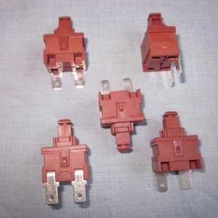 高品质按键按钮开关KAN 125V 自锁2脚吸尘器热水器专用15A